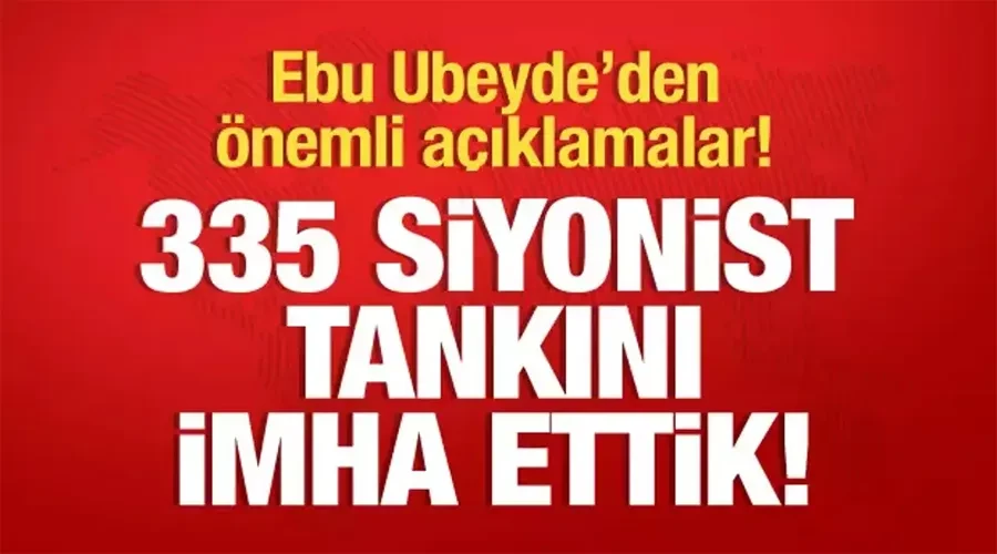 Ebu Ubeyde’den önemli açıklamalar! 