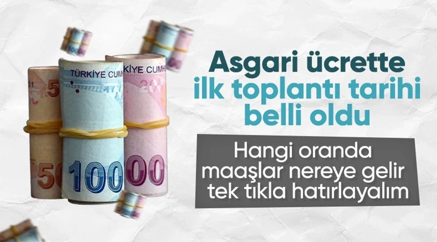 Milyonların beklediği asgari ücret pazarlığı başlıyor: İlk toplantı tarihi belli oldu