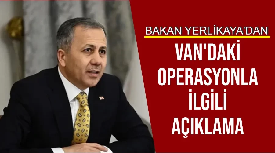 Bakan Yerlikaya