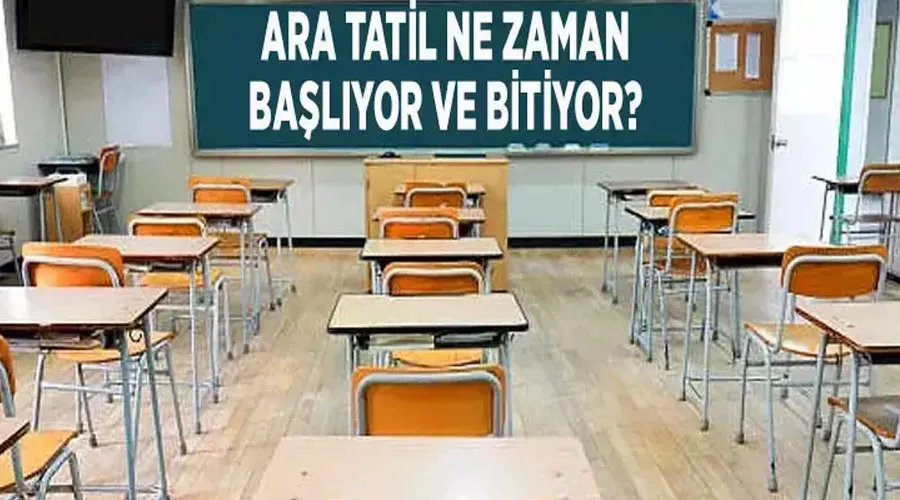 Okullarda ara tatil ne zaman başlıyor?