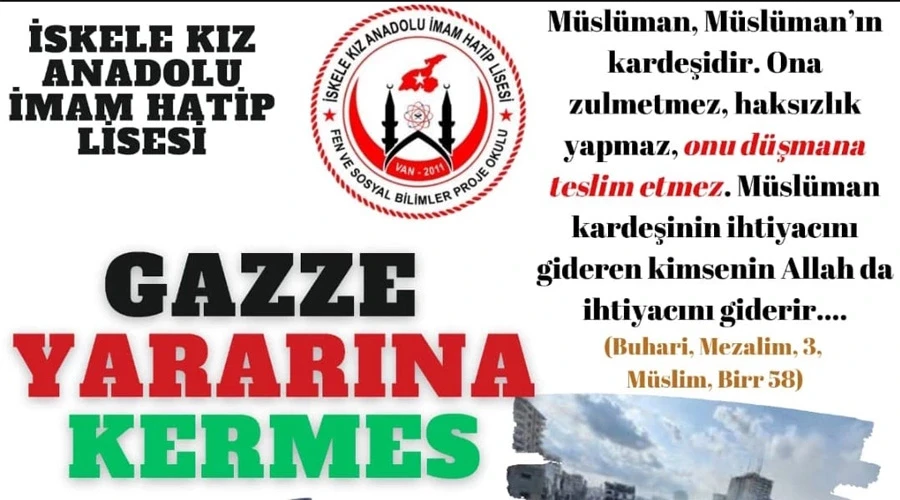 Van’da Gazze için kermes düzenlenecek