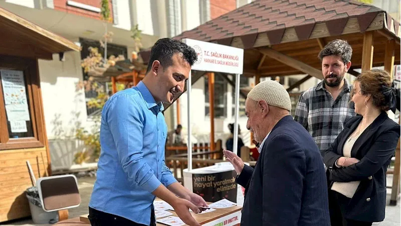Hakkari’de organ bağışı bilgilendirme standı kuruldu