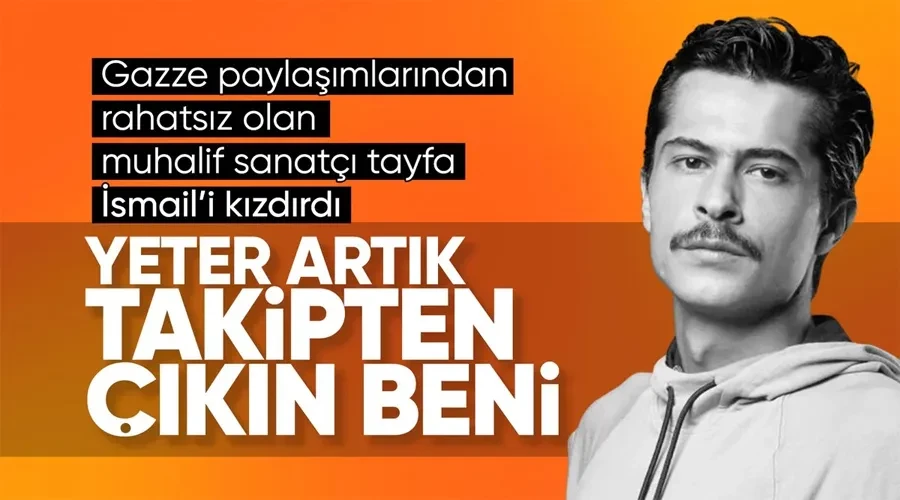 Filistin paylaşımlarına tepki gösteren takipçilerine İsmail Hacıoğlu