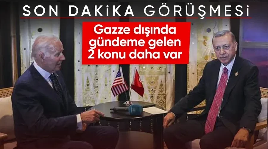 ABD Başkanı Joe Biden Cumhurbaşkanı Erdoğan