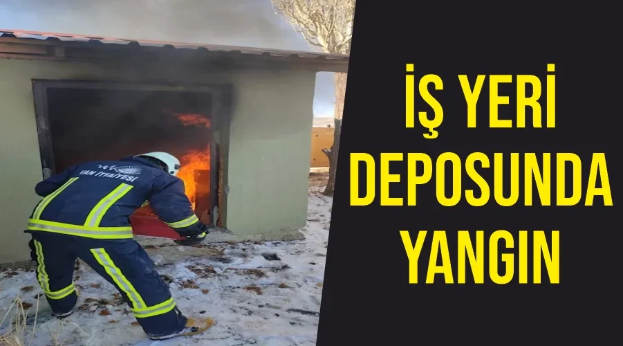 Van Norduz Sofrası deposunda yangın
