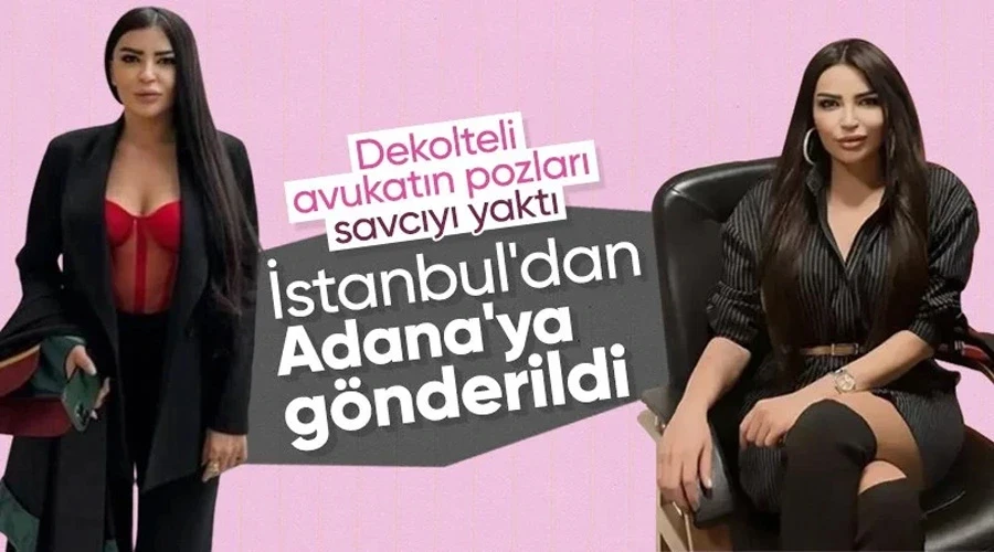 Odasından dekolteli fotoğraf paylaşılan savcı Adana