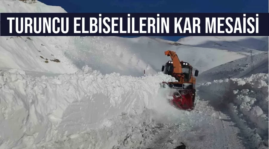 Turuncu elbiselilerin kar mesaisi