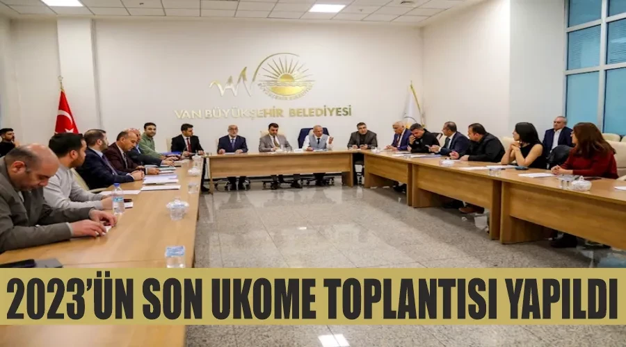 2023’ün son UKOME toplantısı yapıldı