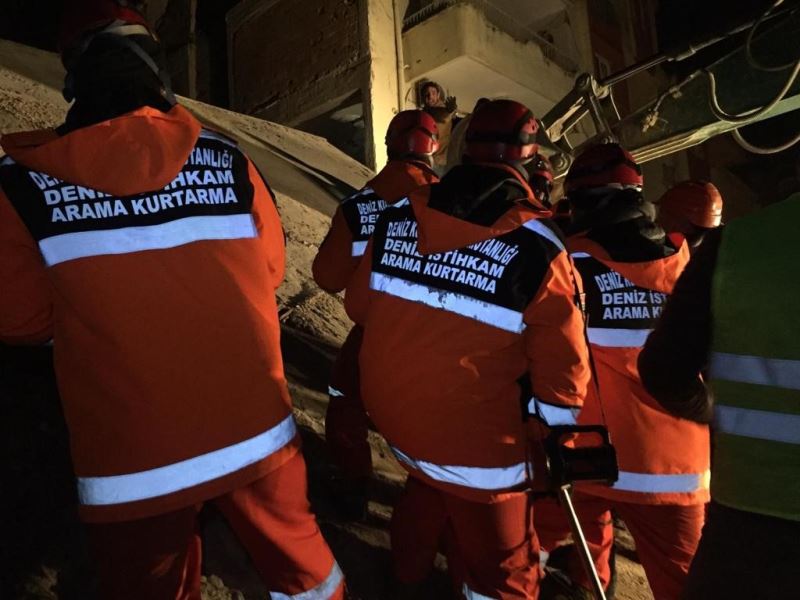 DİSAK Timine ait sismik-akustik dinleme cihazıyla enkaz altından bir kişi kurtarıldı

