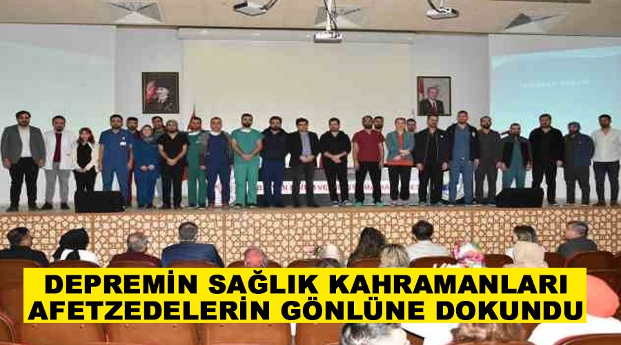 Depremin sağlık kahramanları afetzedelerin gönlüne dokundu