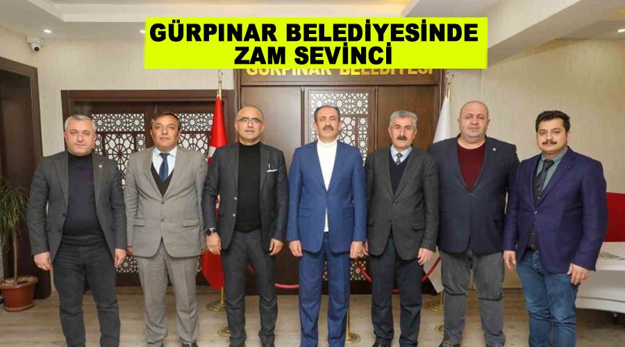 Gürpınar Belediyesinde zam sevinci