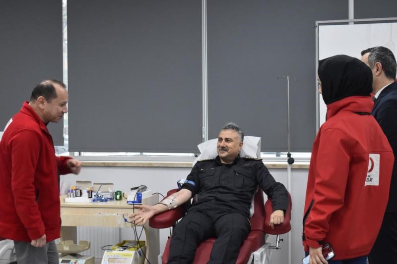 Aktaş’tan kan bağışına destek
