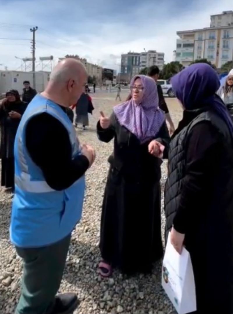 Depremzede kadından duygu dolu sözler: 