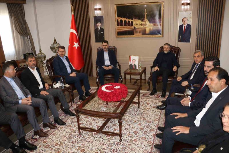 Bakan Kurum ve Bakan Nebati Şanlıurfa’da
