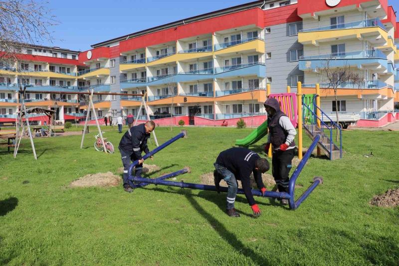 Yunusemre Belediyesinden depremzede çocuklar için park
