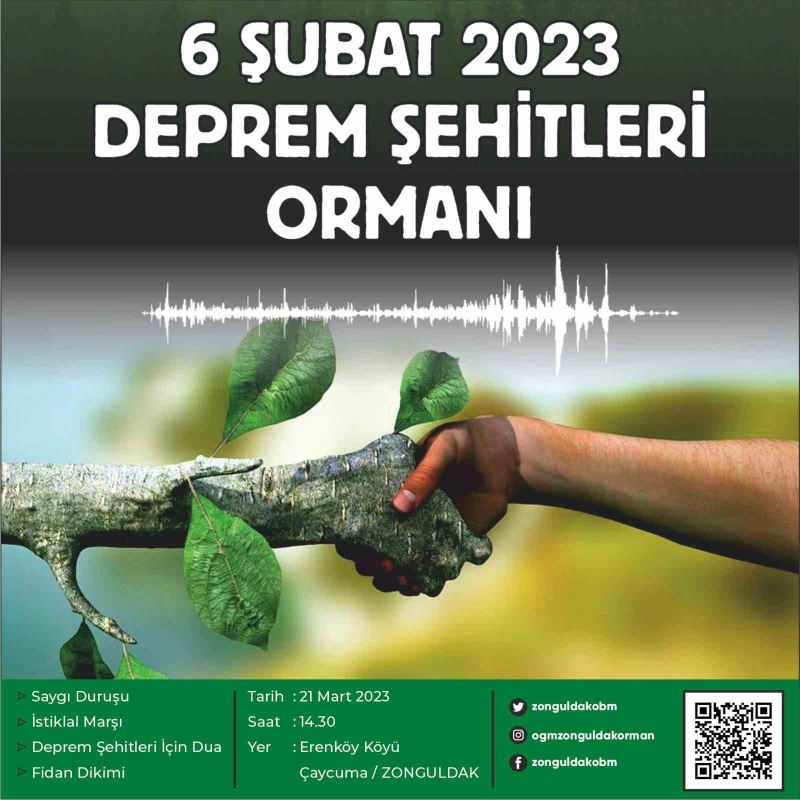 Çaycuma’da ’Deprem Şehitleri Ormanı’ oluşturulacak
