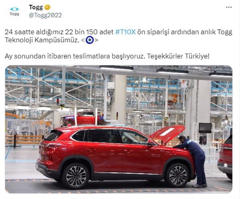 İşte sahibini bekleyen Togg akıllı cihazlar...Bir günde 22 bin sipariş
