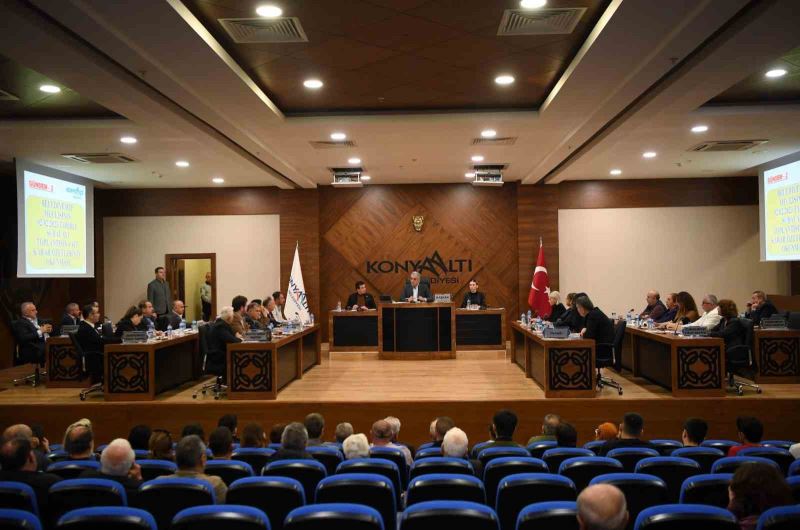 Konyaaltı’nda  ‘fore kazık’ oy birliğiyle kabul edildi
