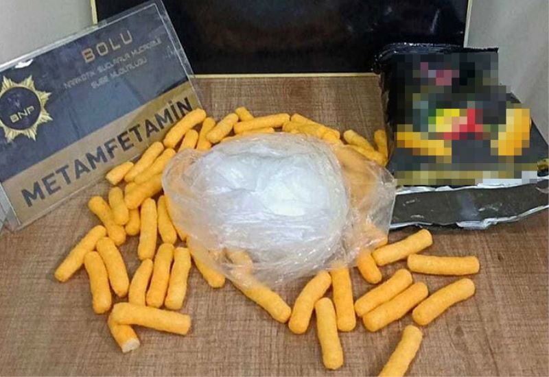 Cips paketinden uyuşturucu çıktı
