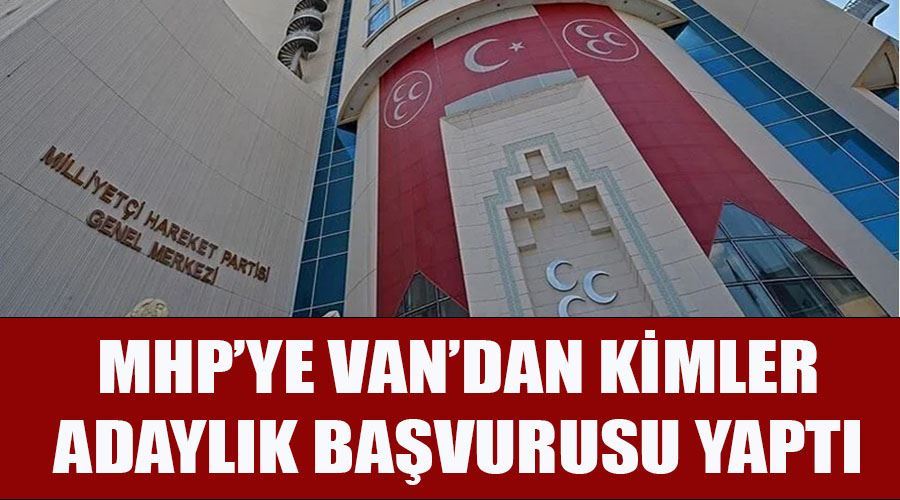 MHP’ye Van