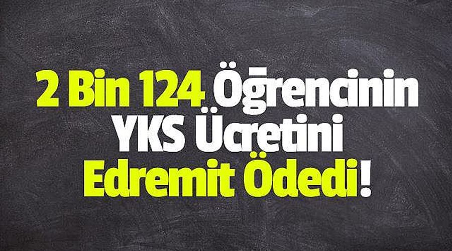 Edremit Belediyesi 2 bin 124 öğrencinin YKS ücretini ödedi