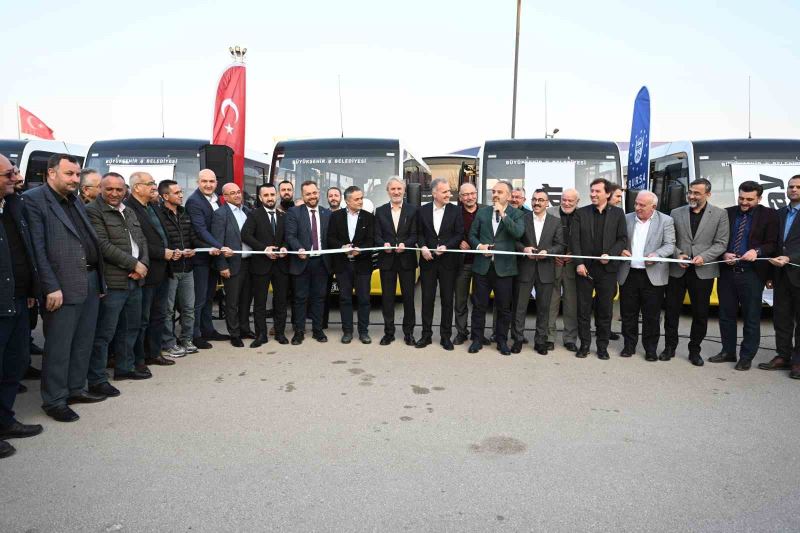 Bursa’nın ulaşım ağına 56 otobüs daha entegre edildi
