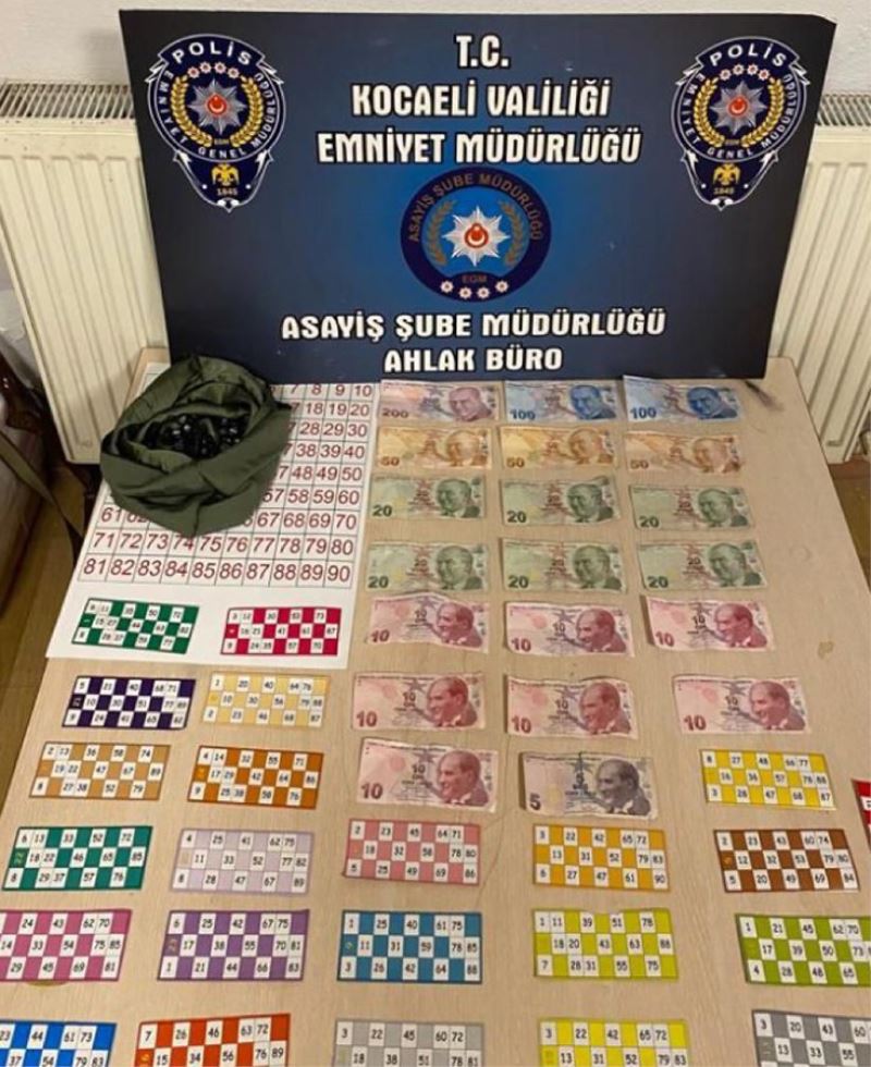 İş yerinde kumar oynatıldığı denetimde ortaya çıktı
