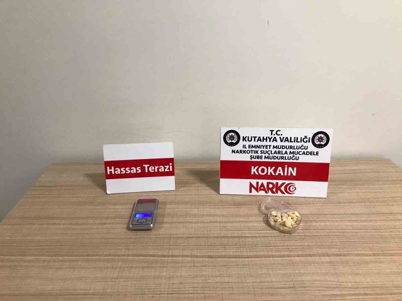 Kütahya’da uyuşturucu madde ticareti yapan şahıs tutuklandı
