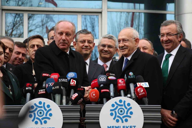 CHP lideri Kılıçdaroğlu, Muharrem İnce ile görüştü
