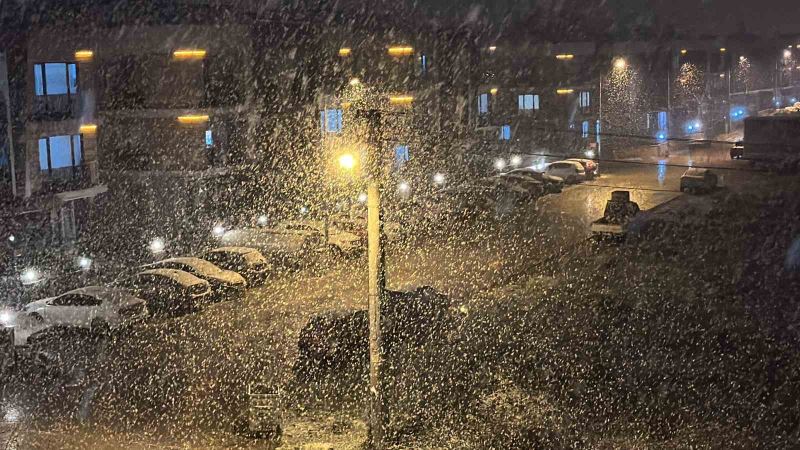 Düzce’de yoğun kar yağışı
