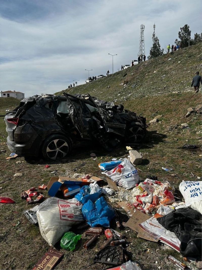 Diyarbakır’da cip şarampole uçtu: 1 yaralı
