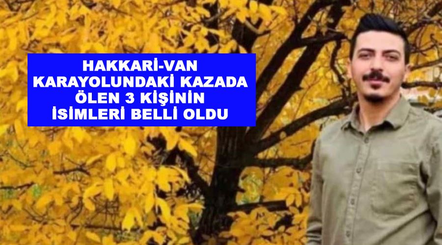 Hakkari-Van karayolundaki kazada ölen 3 kişinin isimleri belli oldu