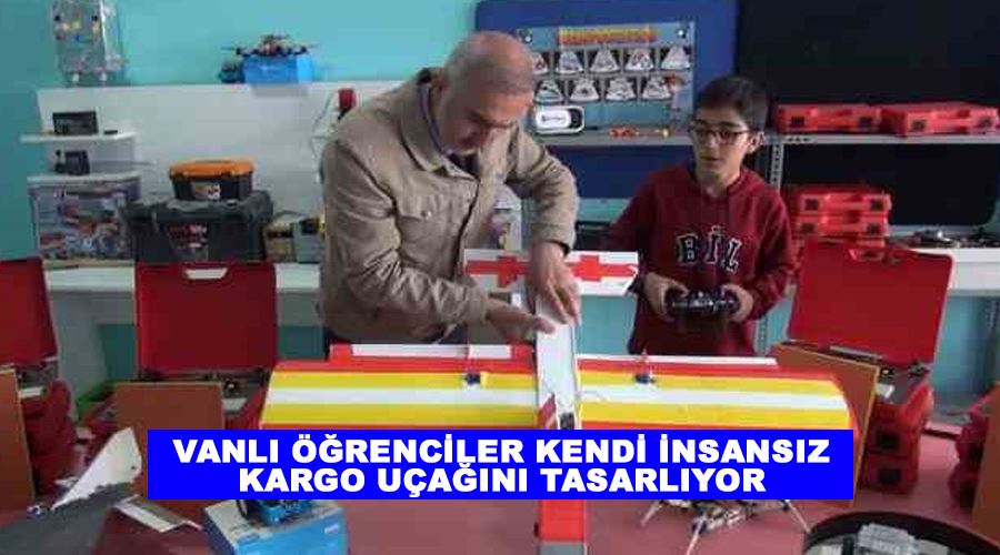 Vanlı öğrenciler kendi insansız kargo uçağını tasarlıyor