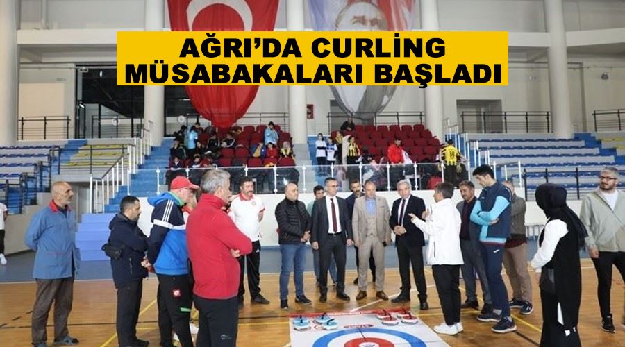 Ağrı’da Curling müsabakaları başladı