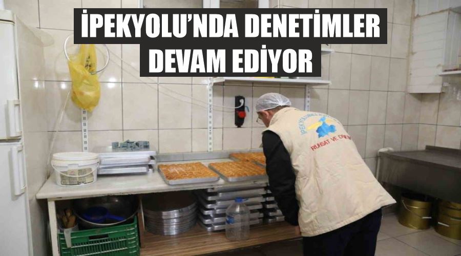 İpekyolu’nda denetimler devam ediyor