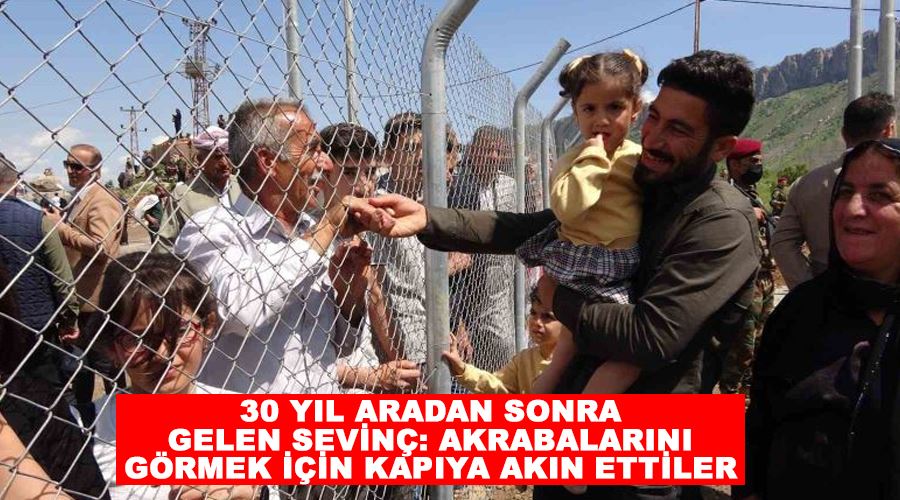30 yıl aradan sonra gelen sevinç: Akrabalarını görmek için kapıya akın ettiler
