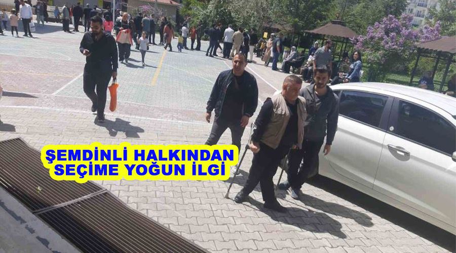 Şemdinli halkından seçime yoğun ilgi