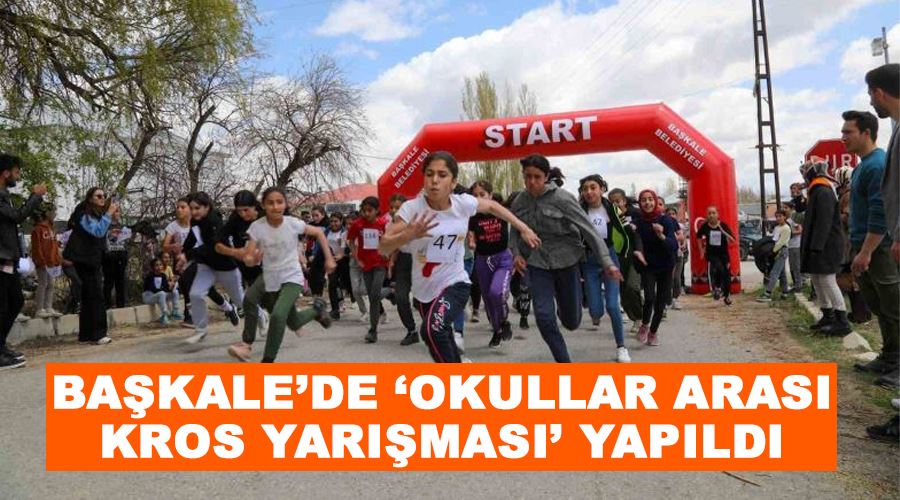 Başkale’de ‘Okullar Arası Kros Yarışması’ yapıldı