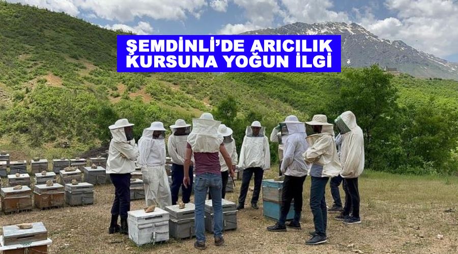 Şemdinli’de arıcılık kursuna yoğun ilgi