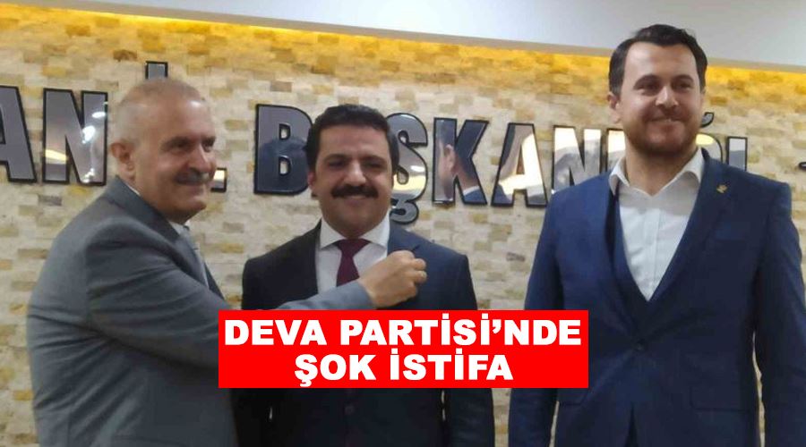 Deva Partisi’nde şok istifa