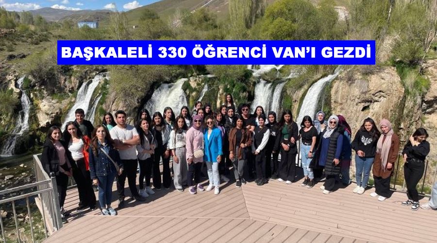 Başkaleli 330 öğrenci Van’ı gezdi
