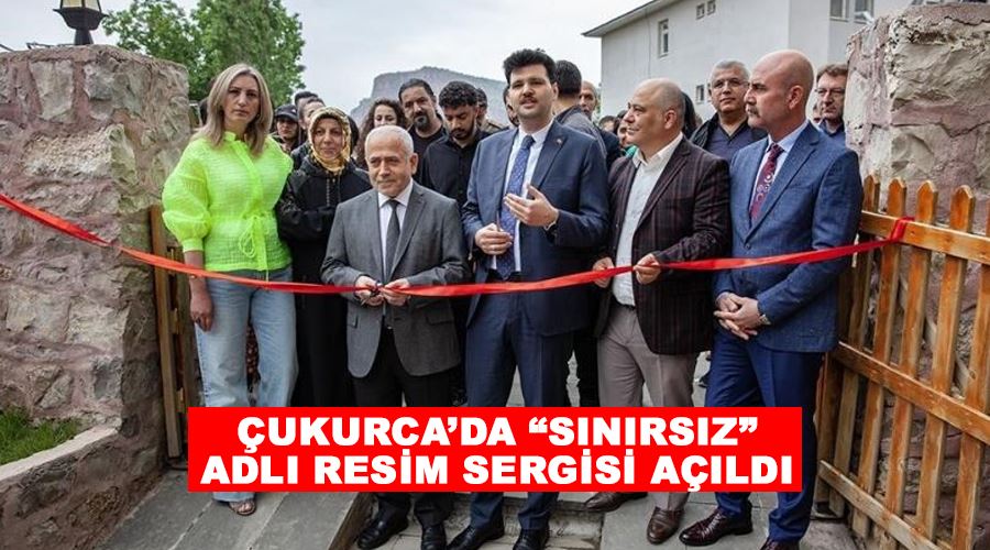 Çukurca’da “Sınırsız” adlı resim sergisi açıldı