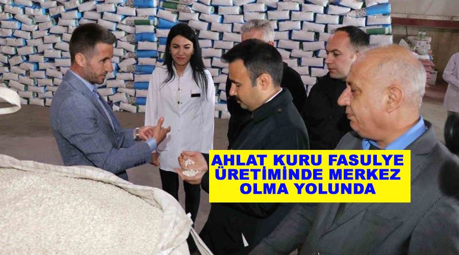 Ahlat kuru fasulye üretiminde merkez olma yolunda