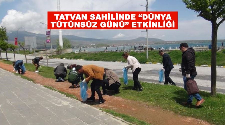 Tatvan sahilinde “Dünya Tütünsüz Günü” etkinliği