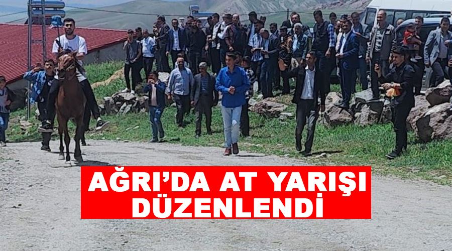 Ağrı’da at yarışı düzenlendi