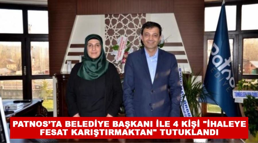 Patnos’ta belediye başkanı ile 4 kişi 