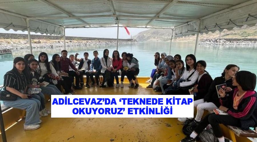 Adilcevaz’da ‘Teknede Kitap Okuyoruz’ etkinliği