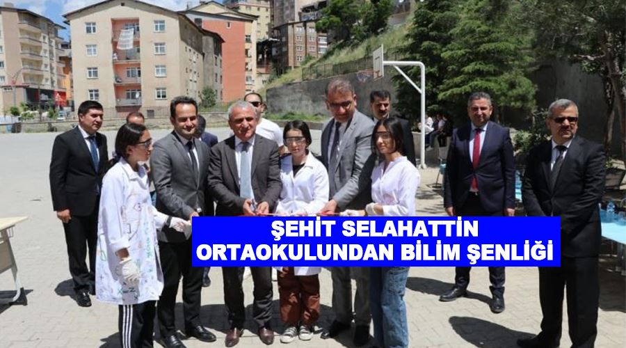 Şehit Selahattin Ortaokulundan bilim şenliği