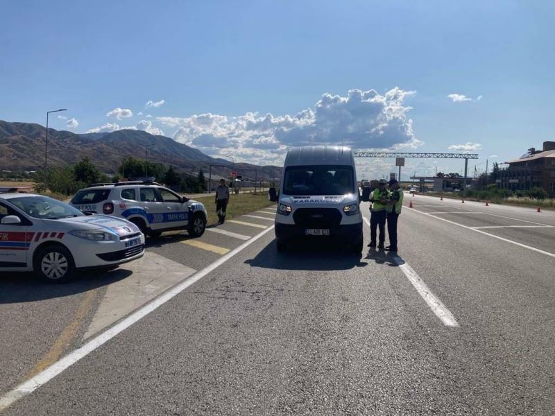 Elazığ’da polis ve jandarma ekiplerinden bayram denetimi
