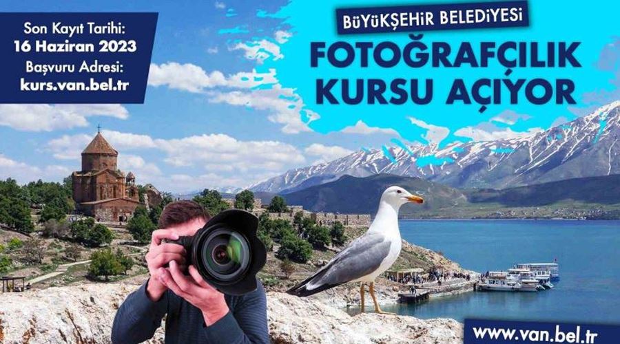 Van Büyükşehir Belediyesi fotoğrafçılık kursu açıyor